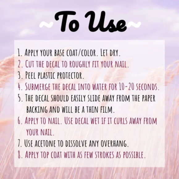 BUNDLE FOR $2✨💅 Nail Decals - Picture 4 of 4